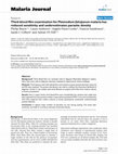 Research paper thumbnail of Thick blood film examination for Plasmodium falciparum malaria has reduced sensitivity and underestimates parasite density