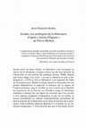 Research paper thumbnail of Exodes. Les politiques de la littérature d'après « Sortie d'Égypte » de Pierre Michon