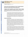 Research paper thumbnail of Outcome After Steroid Withdrawal in Renal Transplant Patients Receiving Tacrolimus-Based Immunosuppression