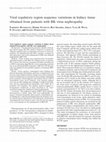 Research paper thumbnail of Viral regulatory region sequence variations in kidney tissue obtained from patients with BK virus nephropathy