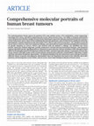 Research paper thumbnail of Comprehensive molecular portraits of human breast tumours