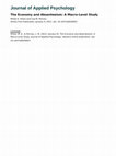 Research paper thumbnail of The economy and absenteeism: A macro-level study