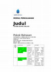 Research paper thumbnail of Modul TK 10