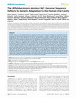 Research paper thumbnail of The Bifidobacterium dentium Bd1 Genome Sequence Reflects Its Genetic Adaptation to the Human Oral Cavity