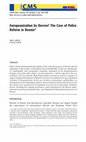 Research paper thumbnail of Juncos, AE. 'Europeanisation by decree? The Case of Police Reform in Bosnia', Journal of Common Market Studies, 49 No 2, (pp. 367-389), 2011. ISSN: 0021-9886