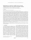 Research paper thumbnail of Eight-hundred-year temperature variability from the Norwegian continental margin and the North Atlantic thermohaline circulation