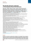 Research paper thumbnail of The Somatic Genomic Landscape of Chromophobe Renal Cell Carcinoma