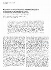 Research paper thumbnail of Requirement for the Proton-Pumping NADH Dehydrogenase I of Escherichia Coli in Respiration of NADH to Fumarate and Its Bioenergetic Implications