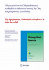 Research paper thumbnail of CO2 acquisition in Chlamydomonas acidophila is influenced mainly by CO2, not phosphorus, availability