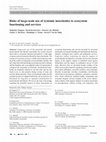 Research paper thumbnail of Risks of large-scale use of systemic insecticides to ecosystem functioning and services