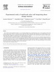 Research paper thumbnail of Experimental study of small-scale solar wall integrating phase change material