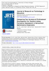 Research paper thumbnail of Comparing Two Versions of Professional Development for Teachers Using Formative Assessment in Networked Mathematics Classrooms