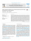 Research paper thumbnail of Angry rumination moderates the association between perceived ethnic discrimination and risky behaviors