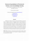 Research paper thumbnail of El proceso de aprendizaje en el Practicum de Turismo a través de metodología elearning