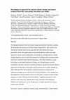 Research paper thumbnail of Developing an approach for tourism climate change assessment: evidence from four contrasting Australian case studies