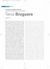 Research paper thumbnail of "The Artist is Absent: Notes on Tania Bruguera," Arte al Día International 131 (Oct. 2010): 20-25.