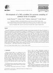 Research paper thumbnail of Development of a NO2 scrubber for accurate sampling of ambient levels of terpenes