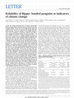 Research paper thumbnail of Reliability of flipper-banded penguins as indicators of climate change