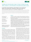 Research paper thumbnail of Multiple post-domestication origins of kabuli chickpea through allelic variation in a diversification-associated transcription factor