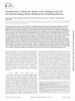 Research paper thumbnail of Potential role of nitrite for abiotic Fe (II) oxidation and cell encrustation during nitrate reduction by denitrifying bacteria