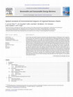 Research paper thumbnail of Spatial variation of environmental impacts of regional biomass chains