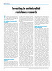 Research paper thumbnail of Investing in antimicrobial resistance research