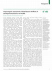 Research paper thumbnail of Improving the assessment and attribution of effects of development assistance for health