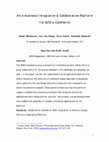 Research paper thumbnail of An e-business integration and collaboration platform for B2B e-commerce