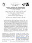 Research paper thumbnail of Sympatric rattlesnakes with contrasting mating systems show differences in seasonal patterns of plasma sex steroids