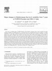 Research paper thumbnail of Major changes in Mediterranean Sea level variability from 7 years of TOPEX/Poseidon and ERS-1/2 data