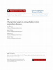 Research paper thumbnail of Therapeutic targets in extracellular protein deposition diseases