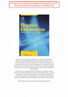 Research paper thumbnail of The host materials containing carbazole and oxadiazole fragment for red triplet emitter in organic light-emitting diodes