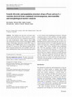 Research paper thumbnail of Genetic diversity and population structure of the common dormouse, Muscardinus avellanarius, in Flanders region (Belgium)