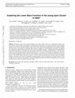 Research paper thumbnail of Exploring the lower mass function in the young open cluster IC 4665