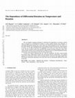 Research paper thumbnail of The dependence of differential rotation on temperature and rotation