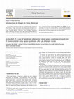 Research paper thumbnail of Acute shift of a case of moderate obstructive sleep apnea syndrome towards one of severe central sleep apnea syndrome after an ischemic stroke