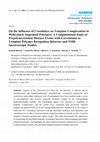 Research paper thumbnail of On the influence of crosslinker on template complexation in molecularly imprinted polymers: a computational study of prepolymerization mixture events with correlations to template-polymer recognition behavior and NMR spectroscopic studies