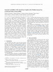 Research paper thumbnail of Seasonal variability of the mixed layer depth in the Mediterranean Sea as derived from in situ profiles