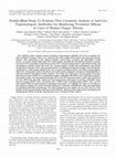 Research paper thumbnail of Double-Blind Study To Evaluate Flow Cytometry Analysis of Anti-Live Trypomastigote Antibodies for Monitoring Treatment Efficacy in Cases of Human Chagas' Disease