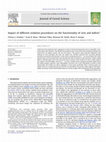 Research paper thumbnail of Impact of different isolation procedures on the functionality of zein and kafirin