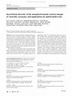 Research paper thumbnail of Invertebrate diversity of the unexplored marine western margin of Australia: taxonomy and implications for global biodiversity