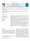 Research paper thumbnail of Prothrombotic factors and the risk of acute onset non-cardioembolic stroke in young Asian Indians