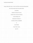 Research paper thumbnail of Shortage of Black Male Teachers: Is It Due to the Problem of Recruiting and Retaining Black Male Teachers Within Gwinnett County Public Schools