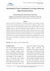 Research paper thumbnail of Determination of Water Contamination Level using Arduino and Zigbee Protocols for Rivers