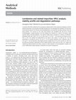 Research paper thumbnail of Lonidamine and related impurities: HPLC analysis, stability profile and degradation pathways