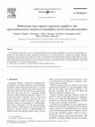 Research paper thumbnail of Multivariate least squares regression applied to the spectrophotometric analysis of manidipine and its main photoproduct