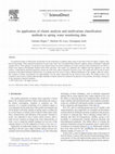 Research paper thumbnail of An application of cluster analysis and multivariate classification methods to spring water monitoring data