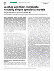 Research paper thumbnail of Leeches and their microbiota: naturally simple symbiosis models