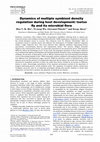 Research paper thumbnail of Dynamics of multiple symbiont density regulation during host development: tsetse fly and its microbial flora