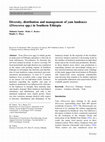 Research paper thumbnail of Diversity, distribution and management of yam landraces (Dioscorea spp.) in Southern Ethiopia